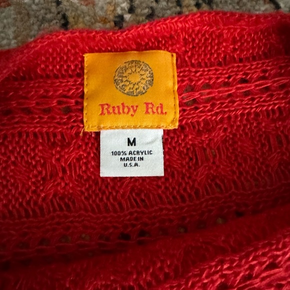 Ruby Rd 3/4 Sleeve Sweater - Picture 4 of 6